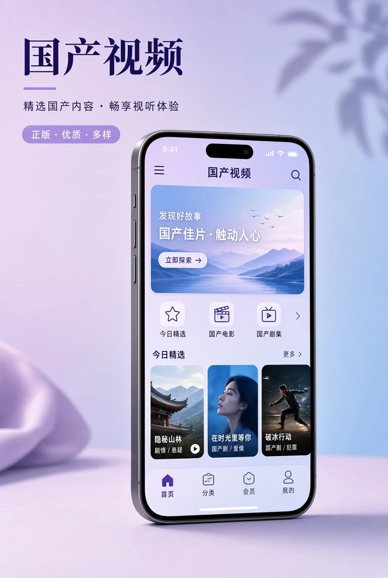 国产视频APP界面说明